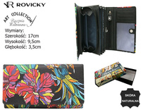 Women's leather wallet R-N22-ART-18