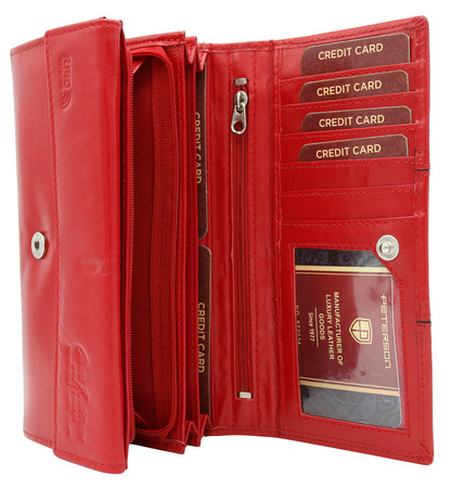 PETERSON PTN RD-12-GCL-S RFID leather wallet