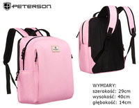 Plecak PTN 77707 Pink