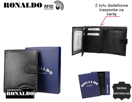 Men's leather wallet 0001L-P-D