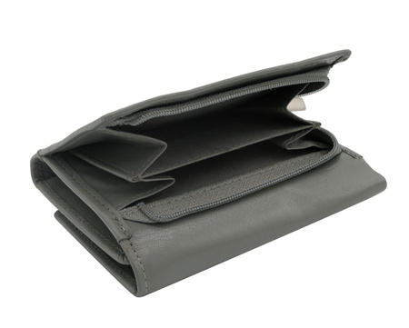 Portfel damski skórzany RD-17-GCL Gray