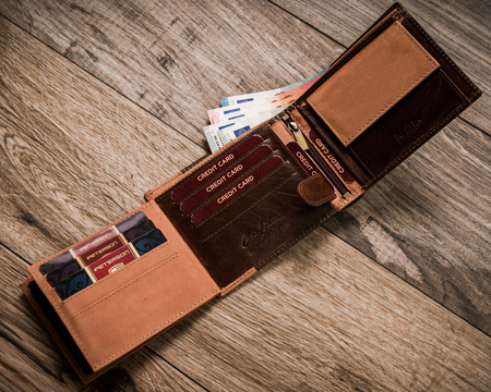 PETERSON PTN N992-SHS RFID leather wallet