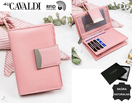 Portfel damski skórzany RD-04-GCL Woodrose