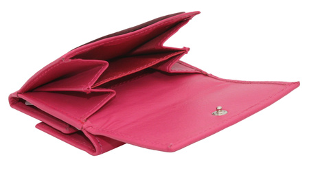 Portfel damski skórzany R-20-LFN Magenta