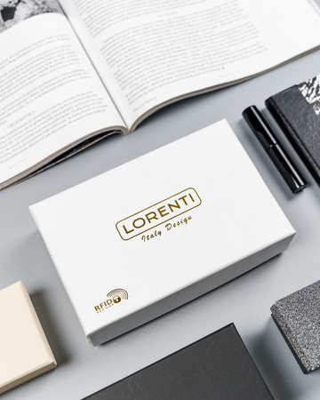 Portfel skórzany RFID LORENTI 55020-RS