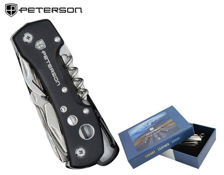 Multifunctional Pocket Knife PETERSON PTN S22-02 BLACK