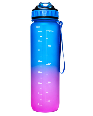 Bidon 1000ml PTN HY-8014-1L Blue-Pink