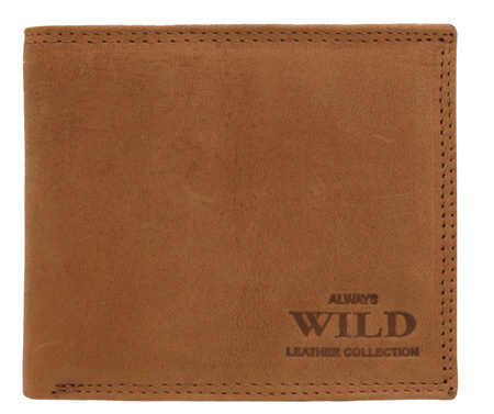 A horizontal men’s wallet CZ-12-HLF Cognac