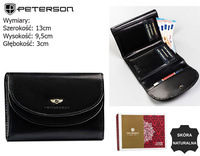 PETERSON PTN 116-BO RFID leather wallet
