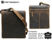 Leather bag PETERSON PTN LARS-HTT