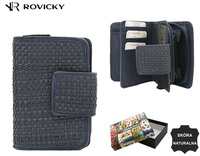 Leather wallet RFID ROVICKY R-613-DDW