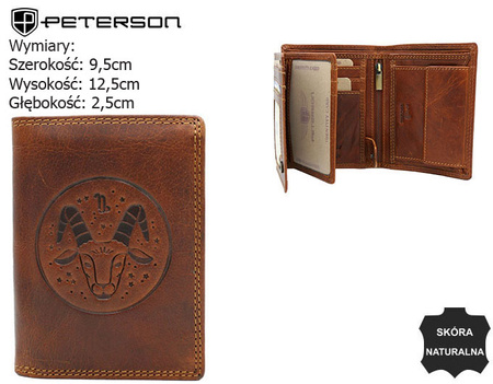 PETERSON PTN N4-EBS RFID leather wallet