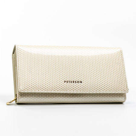 Portfel damski skórzany PTN 42106-SBR Beige