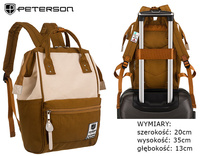 Polyester bagpack PETERSON PTN 2022