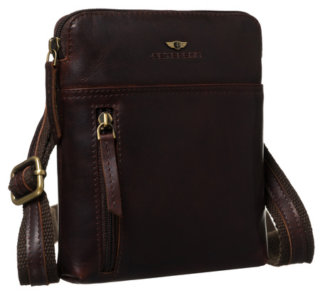 Torba skórzana + Etui PTN 1902E-OPU Brown