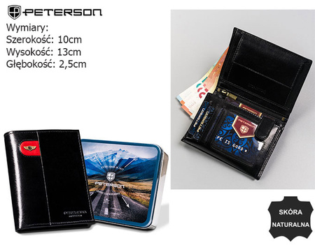 Portfel męski skórzany PTN 22311-VT-E