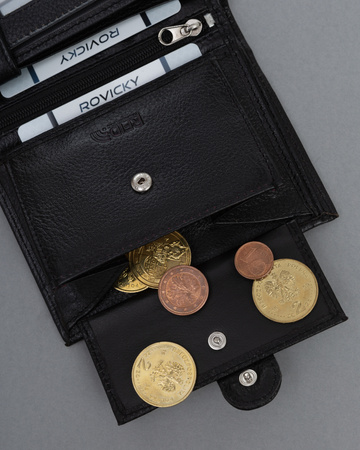 Portfel męski skórzany N4L-P-PDM-BL Black