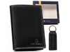 PETERSON PTN SET-M-1542-GVT preent leather wallet and key ring set