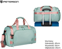 Torba podróżna PTN 24427 Green pink