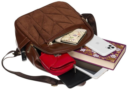 Plecak ze skóry eko DAVID JONES 6856-2