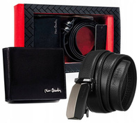 PIERRE CARDIN ZM-PC22 leather wallet and belt set