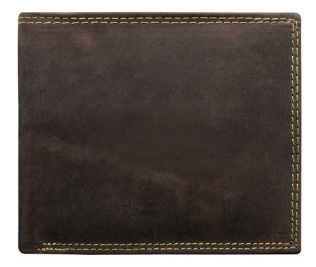 Portfel męski skórzany N992-CHM-NL BOX-9158 Brown