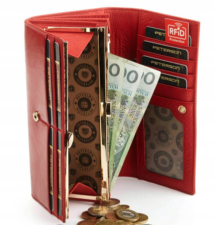 PETERSON PTN PL-467 RFID leather wallet