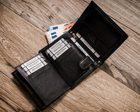 ROVICKY R-RM-10-GCL men's RFID leather wallet