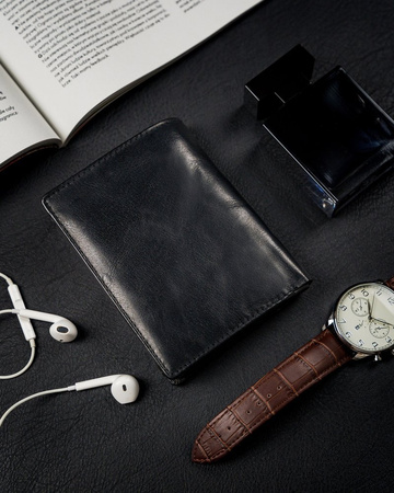 Portfel skórzany RFID ROVICKY RV-7680272 Black