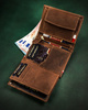 PETERSON PTN 317PW-01 2-1-4 RFID leather wallet