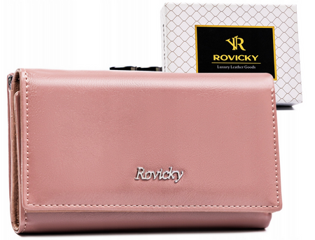 Portfel skóra+PU RFID ROVICKY RPX-23-ML