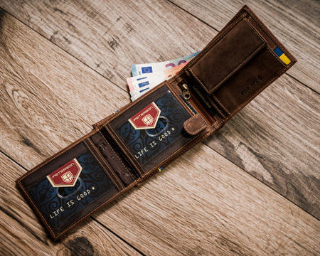 PETERSON PTN 304-P-UP UA RFID leather wallet