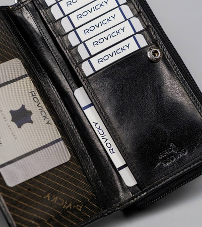 Portfel damski skórzany CPR-8931-BAR Black