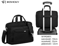 Torba Laptopowa/plecak R-63101-M1 Black