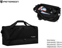 Torba sportowa PTN 95925 Black
