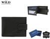 Men's leather wallet N0035L-CCD Black