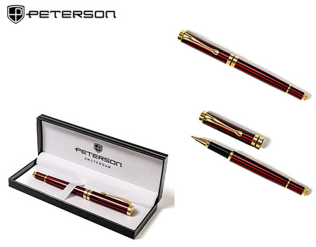 Elegancki długopis w prezentowym pudełku Peterson PTN 339 Red