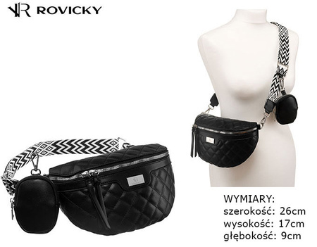 Saszetka nerka R-NER-6 Black