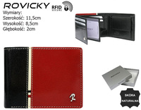 ROVICKY 324-RBA-D RFID leather wallet