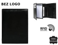 Leather wallet RFID NO LOGO BLM-06-CFL-NL