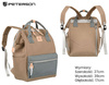 Plecak PTN BETA Khaki+Gray