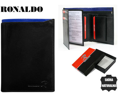 RONALDO D1072-VT RFID leather wallet