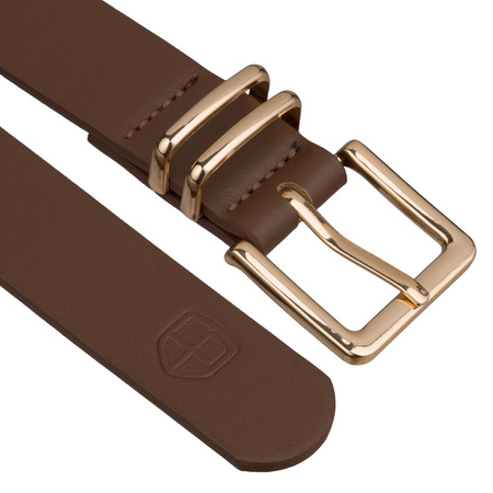 Pasek damski wąski PTN STU-16G1 Khaki