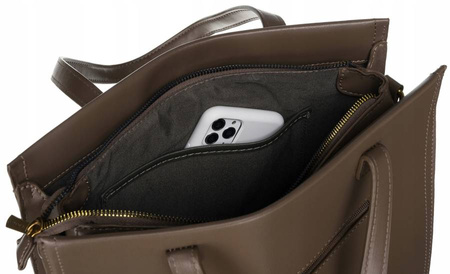 Torba ze skóry eko DAVID JONES 6882-2