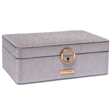 Szkatułka na biżuterię PTN SZK-08 Gray Silver
