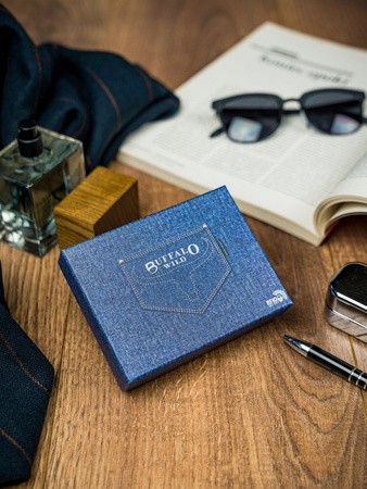 BUFFALO WILD RFID leather wallet N1187-HP