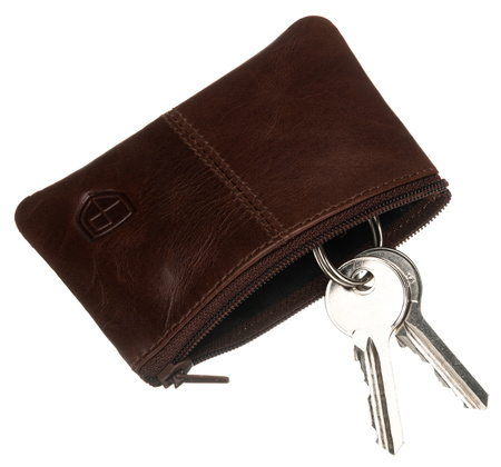 Skórzane etui na klucze PTN BKC-001-TUM Brown
