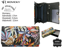 Women's leather wallet R-N22-ART-21