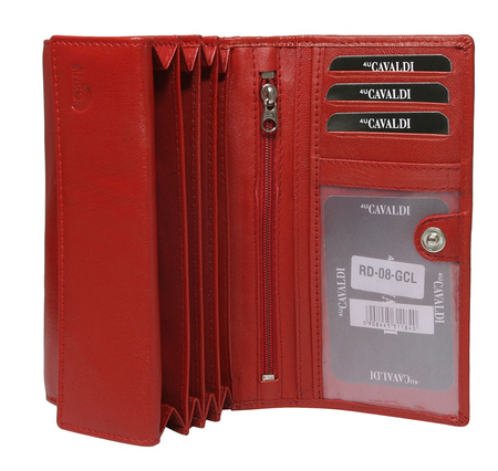 CAVALDI RFID leather wallet RD-08-GCL