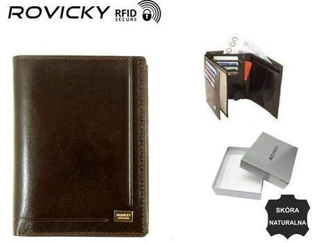 ROVICKY PC-101L-BAR RFID leather wallet